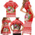 Personalised Hawaii Mele Kalikimaka Family Matching Short Sleeve Bodycon Dress and Hawaiian Shirt Santa Beach Merry Christmas LT9 - Polynesian Pride