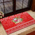 Personalised Hawaii Mele Kalikimaka Rubber Doormat Santa Beach Merry Christmas LT9 - Polynesian Pride