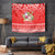 Personalised Hawaii Mele Kalikimaka Tapestry Santa Beach Merry Christmas LT9 Red - Polynesian Pride