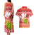 Hawaii Mele Kalikimaka Couples Matching Tank Maxi Dress and Hawaiian Shirt Santa Claus and Hula Dancing Merry Christmas LT9 - Polynesian Pride