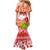 Hawaii Mele Kalikimaka Family Matching Mermaid Dress and Hawaiian Shirt Santa Claus and Hula Dancing Merry Christmas LT9 - Polynesian Pride