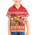 Hawaii Mele Kalikimaka Family Matching Puletasi Dress and Hawaiian Shirt Santa Claus and Hula Dancing Merry Christmas LT9 Son's Shirt Red - Polynesian Pride