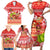 Hawaii Mele Kalikimaka Family Matching Short Sleeve Bodycon Dress and Hawaiian Shirt Santa Claus and Hula Dancing Merry Christmas LT9 - Polynesian Pride