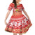 Hawaii Mele Kalikimaka Kid Short Sleeve Dress Santa Claus and Hula Dancing Merry Christmas LT9 KID Red - Polynesian Pride