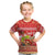 Hawaii Mele Kalikimaka Kid T Shirt Santa Claus and Hula Dancing Merry Christmas LT9 Red - Polynesian Pride