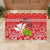 Hawaii Mele Kalikimaka Rubber Doormat Santa Claus and Hula Dancing Merry Christmas LT9 - Polynesian Pride