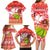 Personalised Hawaii Mele Kalikimaka Family Matching Long Sleeve Bodycon Dress and Hawaiian Shirt Santa Claus and Hula Dancing Merry Christmas LT9 - Polynesian Pride