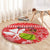 Personalised Hawaii Mele Kalikimaka Round Carpet Santa Claus and Hula Dancing Merry Christmas LT9 - Polynesian Pride