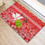 Personalised Hawaii Mele Kalikimaka Rubber Doormat Santa Claus and Hula Dancing Merry Christmas LT9 - Polynesian Pride