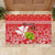 Personalised Hawaii Mele Kalikimaka Rubber Doormat Santa Claus and Hula Dancing Merry Christmas LT9 - Polynesian Pride