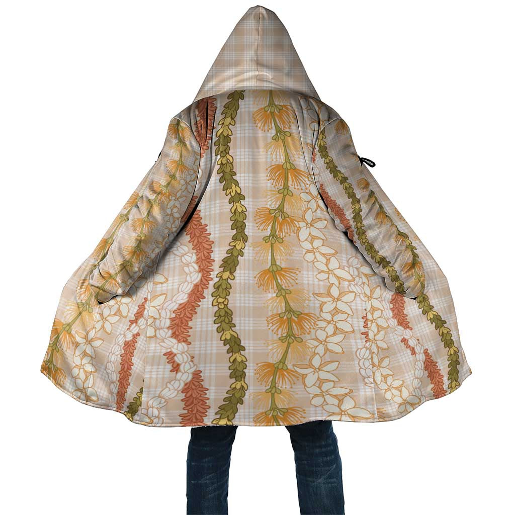 Hawaiian Ohia Lehua Lei Cloak Plaid Palaka Ahiehie Pattern - Polynesian Pride