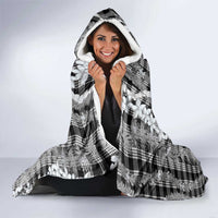 Hawaiian Ohia Lehua Lei Hooded Blanket Plaid Palaka Eleele Pattern LT9 - Polynesian Pride