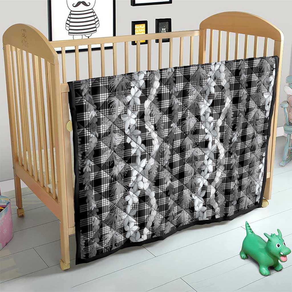 Hawaiian Ohia Lehua Lei Quilt Plaid Palaka Eleele Pattern - Polynesian Pride