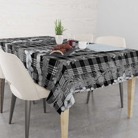 Hawaiian Ohia Lehua Lei Tablecloth Plaid Palaka Eleele Pattern LT9 - Polynesian Pride