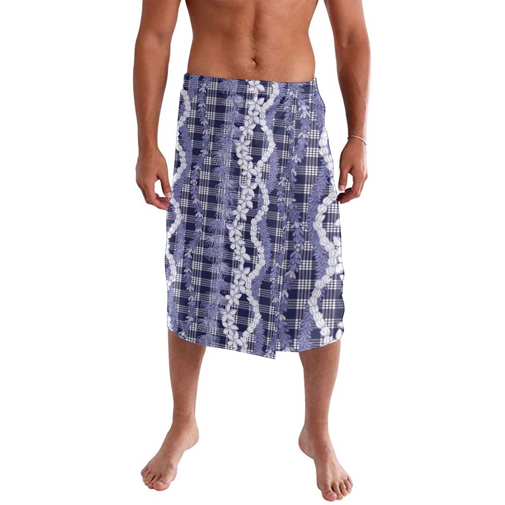 Hawaiian Ohia Lehua Lei Lavalava Plaid Palaka Uliuli hohonu Pattern - Polynesian Pride