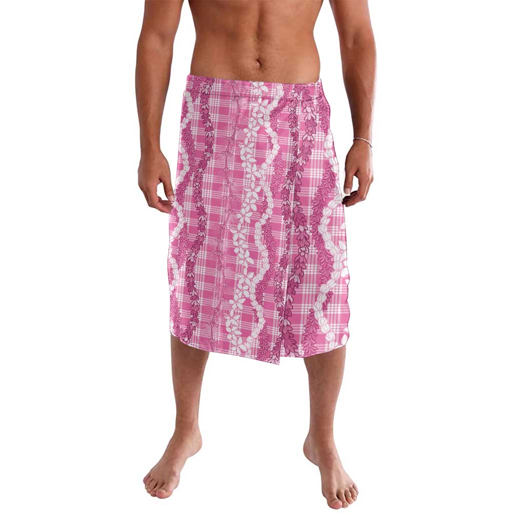 Hawaiian Ohia Lehua Lei Lavalava Plaid Palaka Akala Pattern - Polynesian Pride