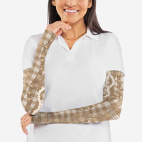 Hawaiian Ohia Lehua Lei Arm Sleeves Plaid Palaka Kalaihaahaa Pattern LT9 - Polynesian Pride