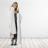Hawaiian Ohia Lehua Lei Hooded Blanket Plaid Palaka Kalaihaahaa Pattern LT9 - Polynesian Pride