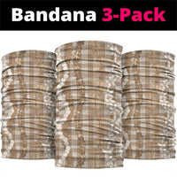 Hawaiian Ohia Lehua Lei Neck Gaiter Plaid Palaka Kalaihaahaa Pattern - Polynesian Pride