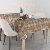 Hawaiian Ohia Lehua Lei Tablecloth Plaid Palaka Kalaihaahaa Pattern LT9 - Polynesian Pride