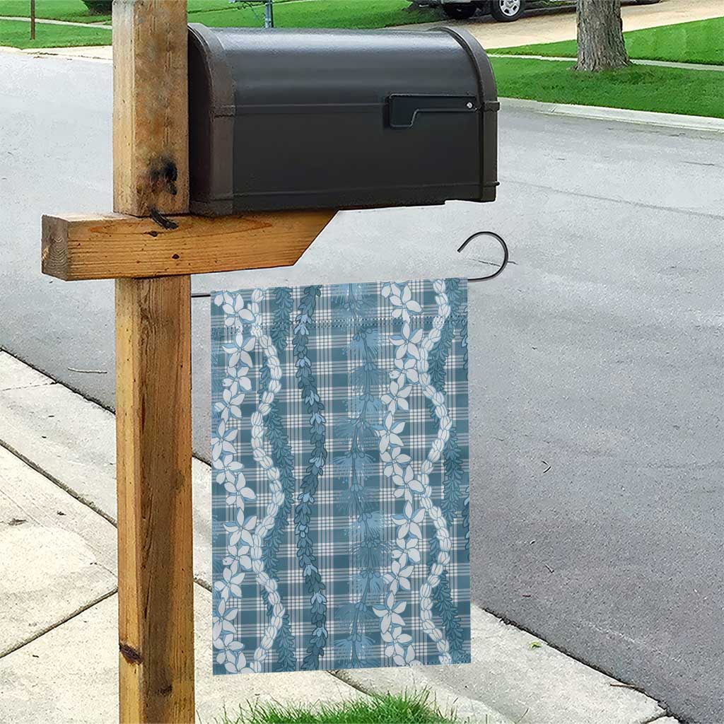 Hawaiian Ohia Lehua Lei Garden Flag Plaid Palaka Uliuli Omaomao Pattern - Polynesian Pride