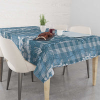 Hawaiian Ohia Lehua Lei Tablecloth Plaid Palaka Uliuli Omaomao Pattern LT9 - Polynesian Pride