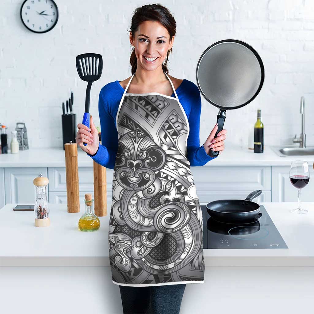 Aotearoa Maori Hei Tiki Apron Kiwikiwi Kowhaiwhai Puhoro Motif LT9 - Polynesian Pride