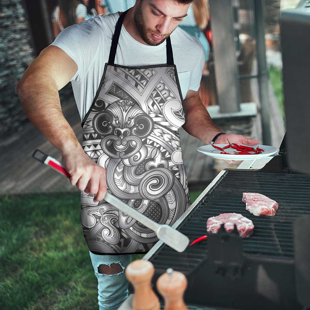 Aotearoa Maori Hei Tiki Apron Kiwikiwi Kowhaiwhai Puhoro Motif LT9 - Polynesian Pride
