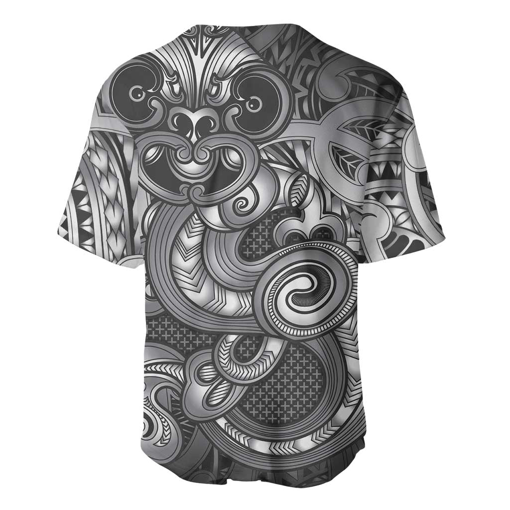 Aotearoa Maori Hei Tiki Baseball Jersey Kiwikiwi Kowhaiwhai Puhoro Motif LT9 - Polynesian Pride