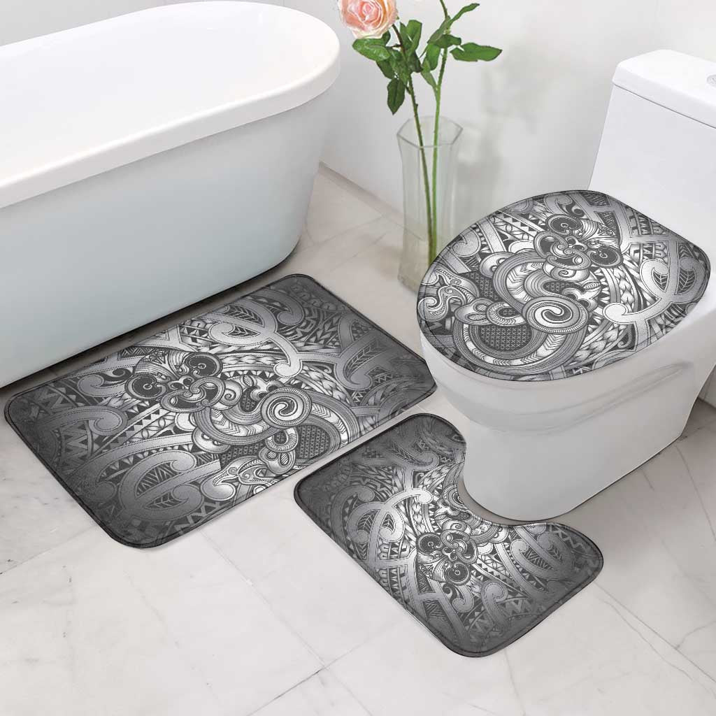 Aotearoa Maori Hei Tiki Bathroom Set Kiwikiwi Kowhaiwhai Puhoro Motif LT9 - Polynesian Pride