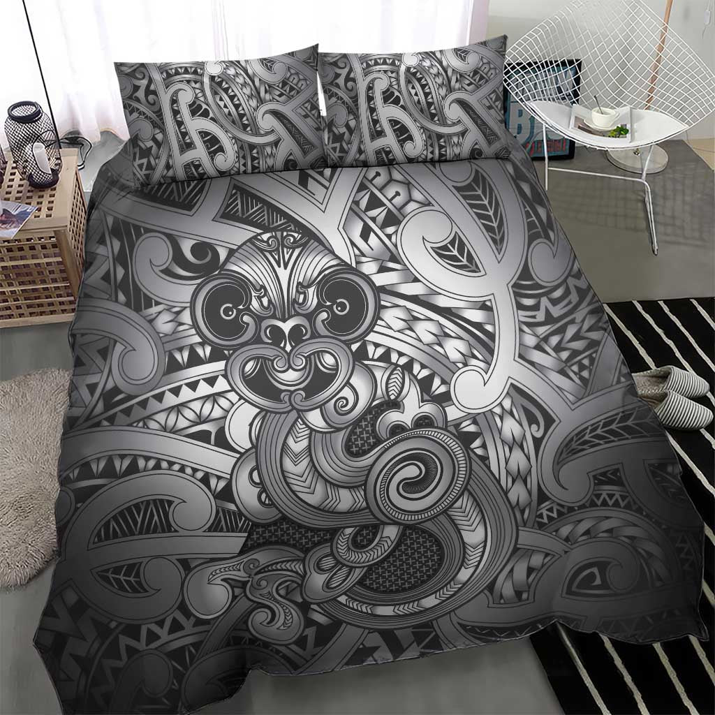 Aotearoa Maori Hei Tiki Bedding Set Kiwikiwi Kowhaiwhai Puhoro Motif LT9 - Polynesian Pride