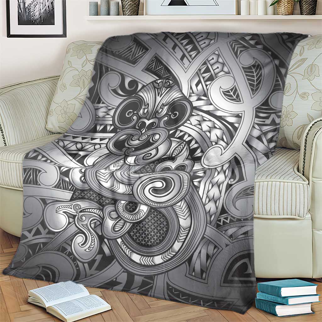 Aotearoa Maori Hei Tiki Blanket Kiwikiwi Kowhaiwhai Puhoro Motif LT9 - Polynesian Pride