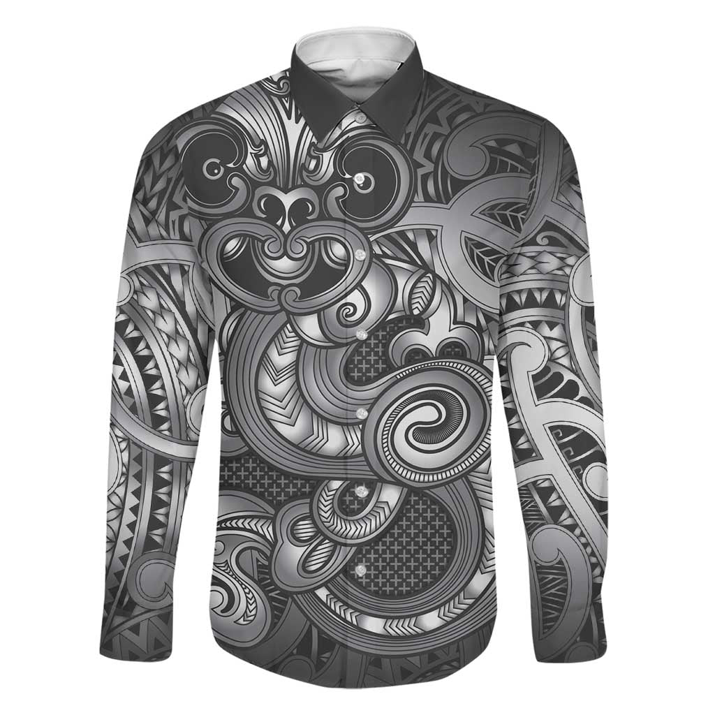 Aotearoa Maori Hei Tiki Family Matching Tank Maxi Dress and Hawaiian Shirt Kiwikiwi Kowhaiwhai Puhoro Motif