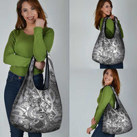 Aotearoa Maori Hei Tiki Grocery Bag Kiwikiwi Kowhaiwhai Puhoro Motif LT9 - Polynesian Pride