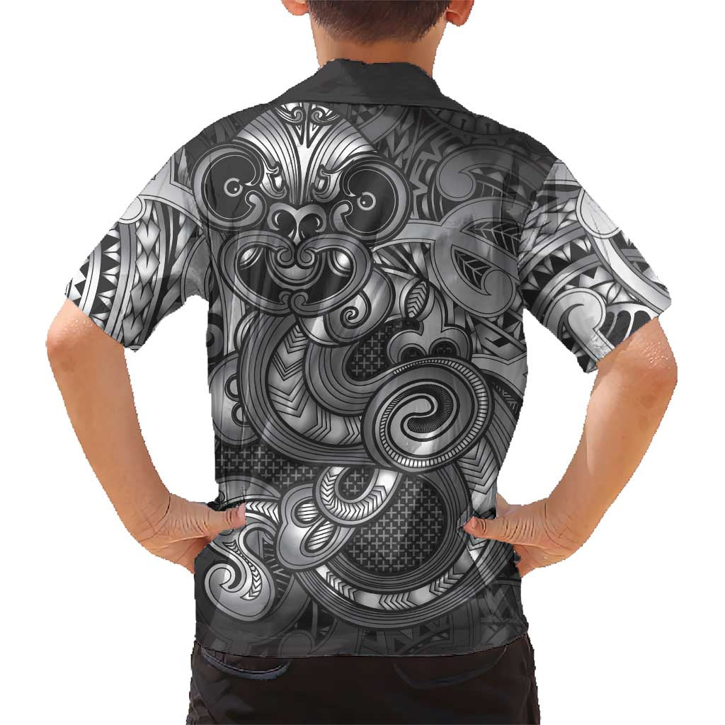 Aotearoa Maori Hei Tiki Hawaiian Shirt Kiwikiwi Kowhaiwhai Puhoro Motif