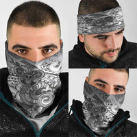 Aotearoa Maori Hei Tiki Neck Gaiter Kiwikiwi Kowhaiwhai Puhoro Motif LT9 - Polynesian Pride