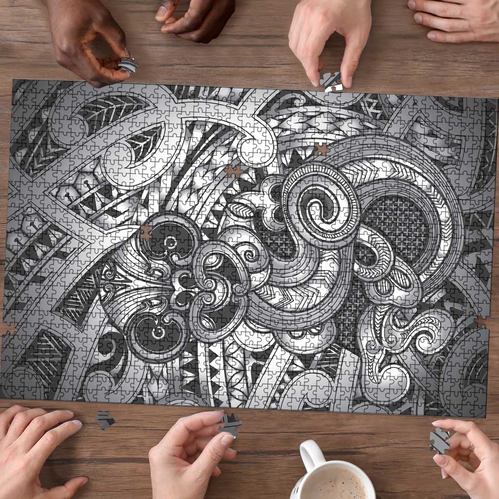 Aotearoa Maori Hei Tiki Puzzle Kiwikiwi Kowhaiwhai Puhoro Motif LT9 - Polynesian Pride