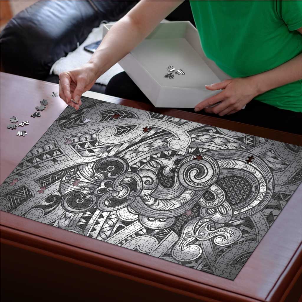 Aotearoa Maori Hei Tiki Puzzle Kiwikiwi Kowhaiwhai Puhoro Motif LT9 - Polynesian Pride