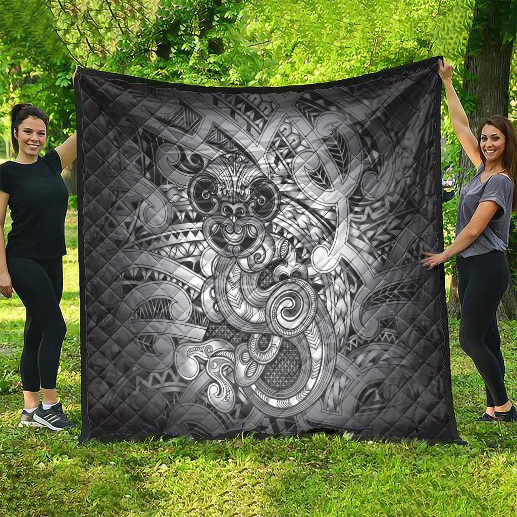 Aotearoa Maori Hei Tiki Quilt Kiwikiwi Kowhaiwhai Puhoro Motif LT9 - Polynesian Pride