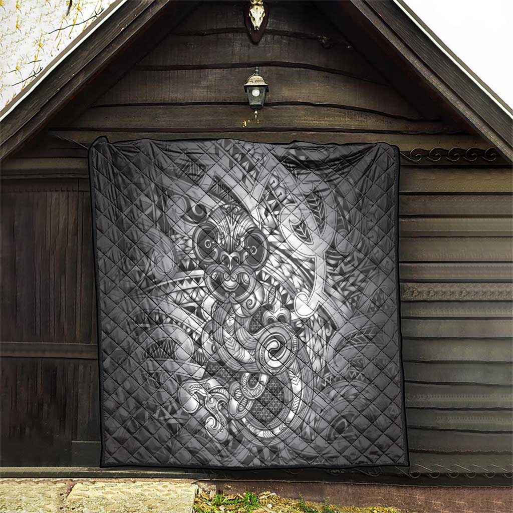 Aotearoa Maori Hei Tiki Quilt Kiwikiwi Kowhaiwhai Puhoro Motif LT9 - Polynesian Pride