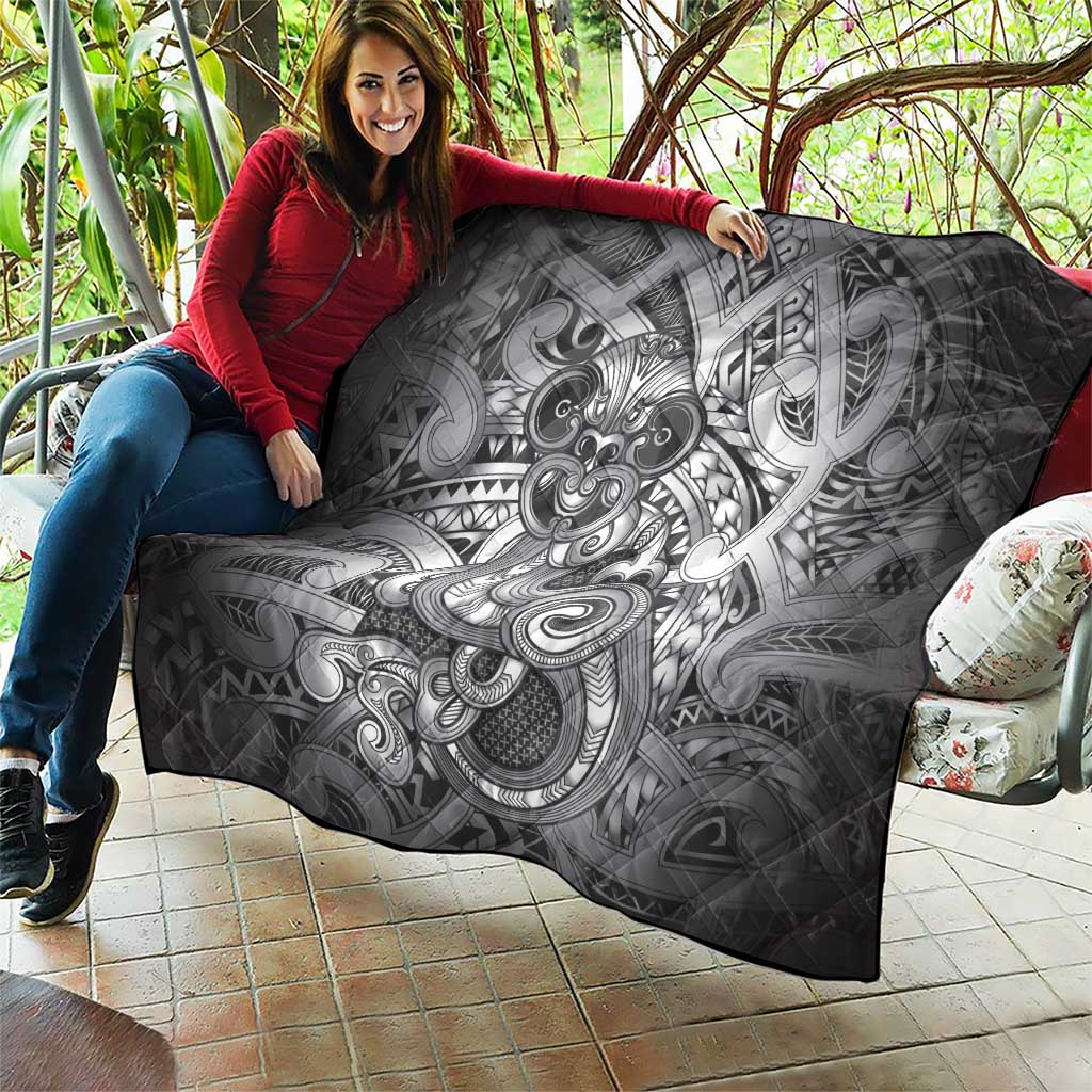 Aotearoa Maori Hei Tiki Quilt Kiwikiwi Kowhaiwhai Puhoro Motif LT9 - Polynesian Pride