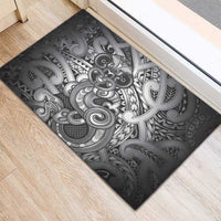 Aotearoa Maori Hei Tiki Rubber Doormat Kiwikiwi Kowhaiwhai Puhoro Motif LT9 - Polynesian Pride