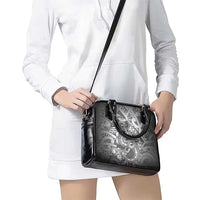 Aotearoa Maori Hei Tiki Shoulder Handbag Kiwikiwi Kowhaiwhai Puhoro Motif