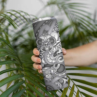 Aotearoa Maori Hei Tiki Skinny Tumbler Kiwikiwi Kowhaiwhai Puhoro Motif