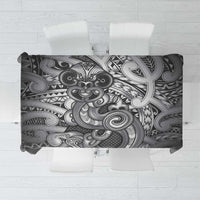 Aotearoa Maori Hei Tiki Tablecloth Kiwikiwi Kowhaiwhai Puhoro Motif