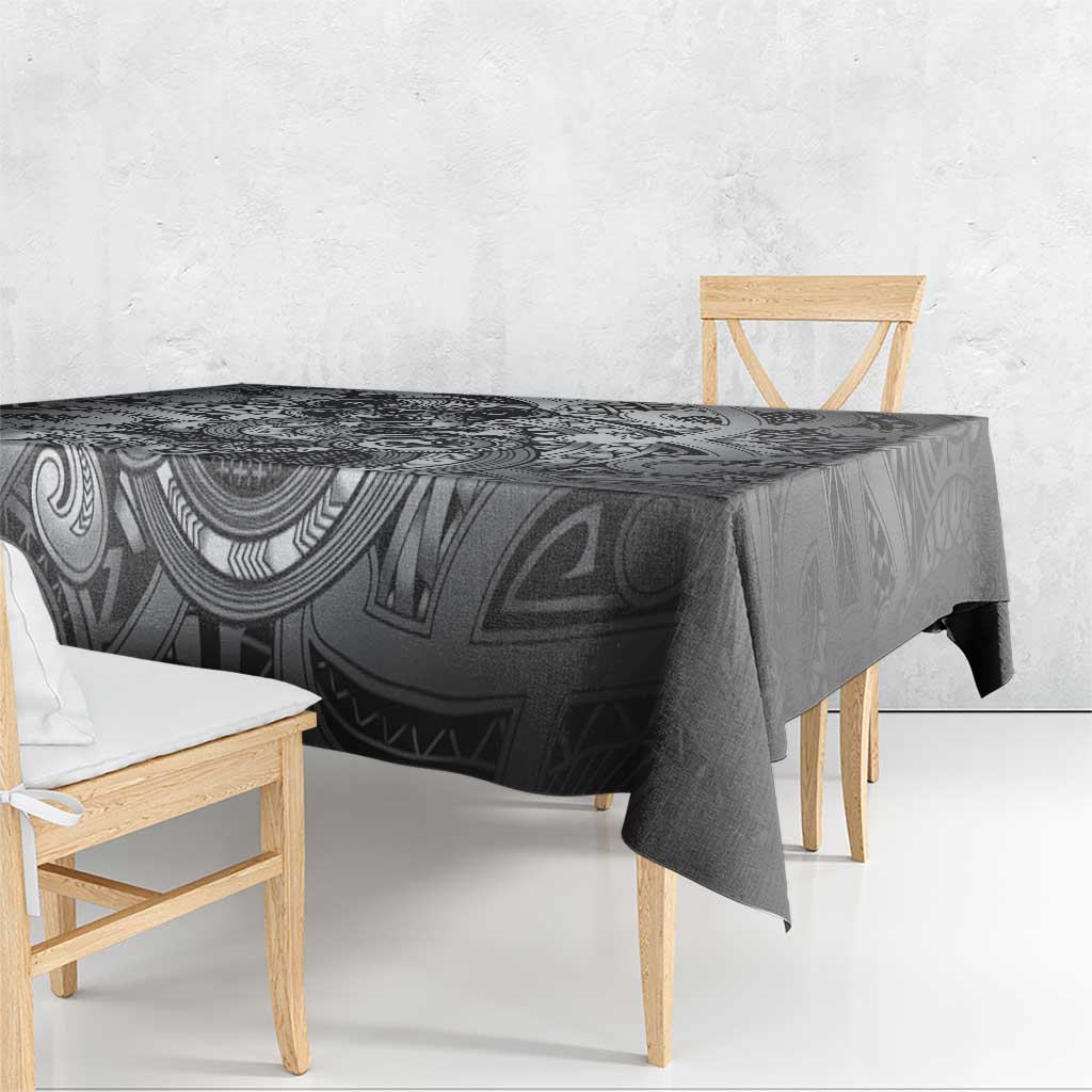 Aotearoa Maori Hei Tiki Tablecloth Kiwikiwi Kowhaiwhai Puhoro Motif