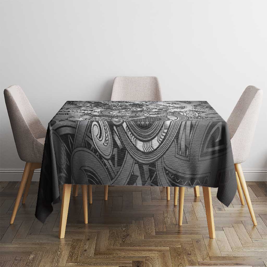 Aotearoa Maori Hei Tiki Tablecloth Kiwikiwi Kowhaiwhai Puhoro Motif
