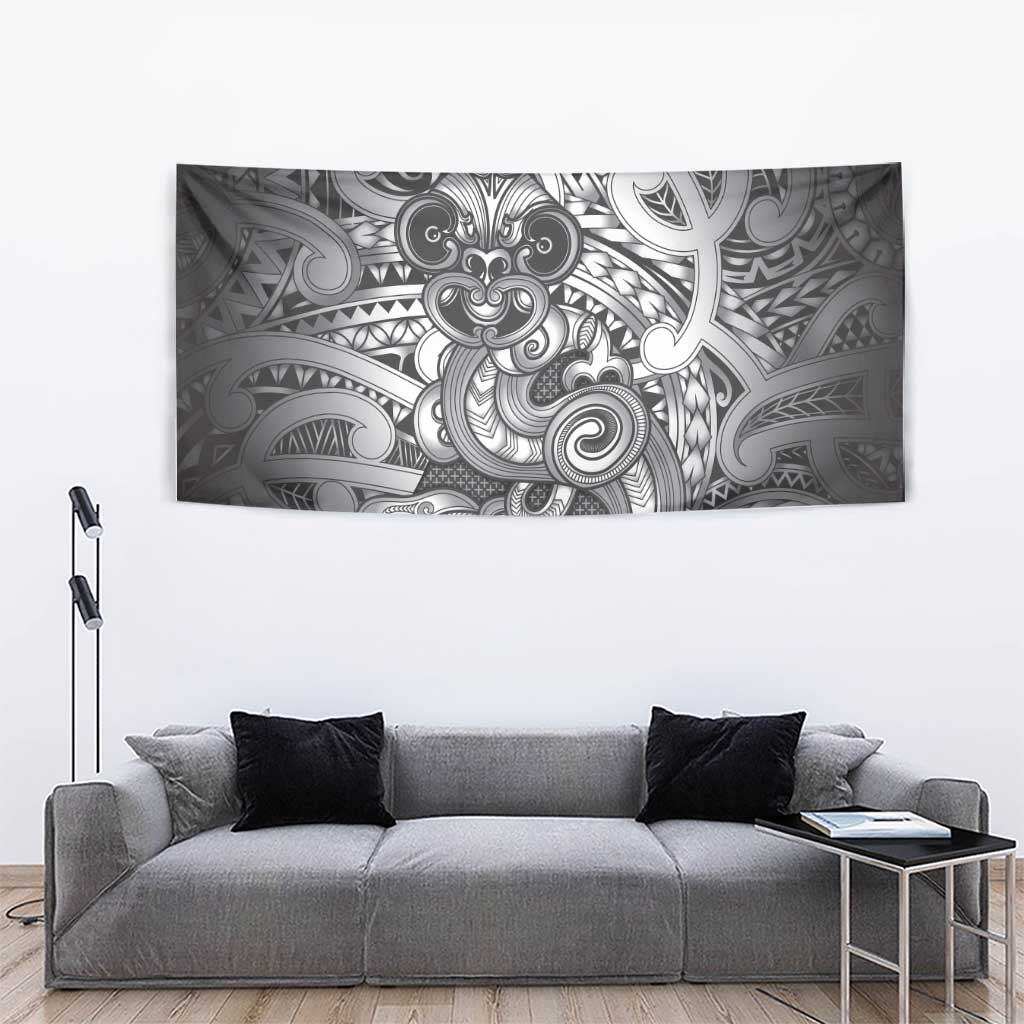 Aotearoa Maori Hei Tiki Tapestry Kiwikiwi Kowhaiwhai Puhoro Motif LT9 - Polynesian Pride