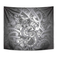Aotearoa Maori Hei Tiki Tapestry Kiwikiwi Kowhaiwhai Puhoro Motif LT9 - Polynesian Pride
