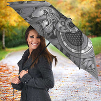 Aotearoa Maori Hei Tiki Umbrella Kiwikiwi Kowhaiwhai Puhoro Motif LT9 - Polynesian Pride